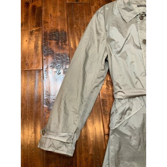 John Varvatos Men's Gray Nylon Griffin Trench Coat, Size 52, NWT! $1,295 - Picture 4 of 11